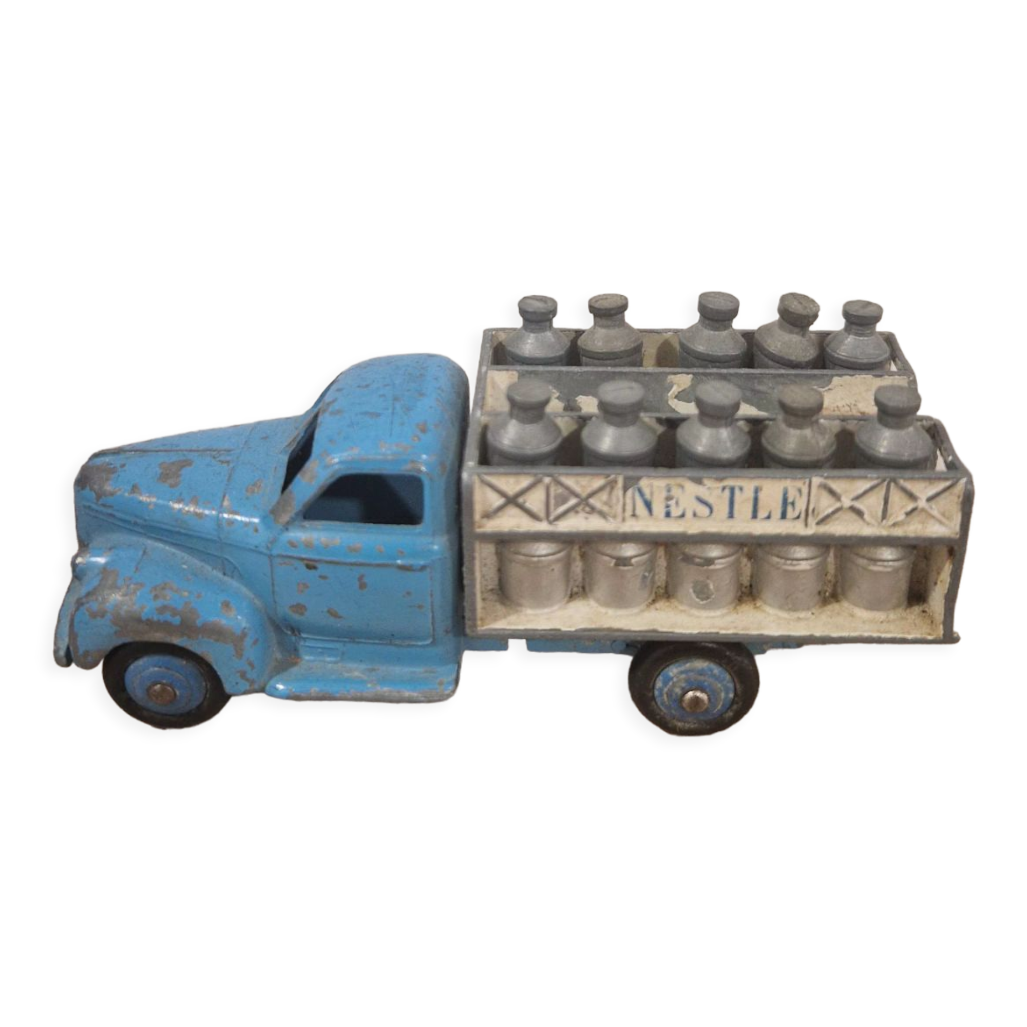 Camion Laitier Ford Nestlé Dinky Toys France 25O 1/50 Métal Bleu