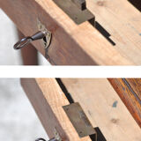 Old wooden console