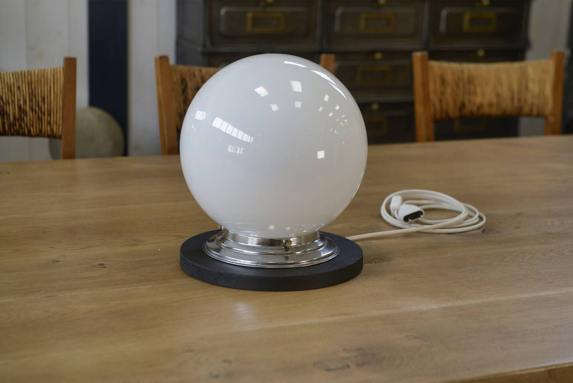 Table lamp "Moon" Art Deco 1930s