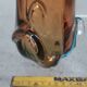 Vintage Murano Style Sommerso Glass Vase – Hand Blown Italian Art Glas