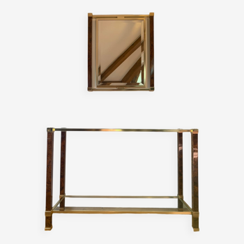 Pierre Vandel console and mirror assembly