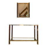 Pierre Vandel console and mirror assembly