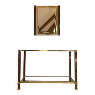 Pierre Vandel console and mirror assembly