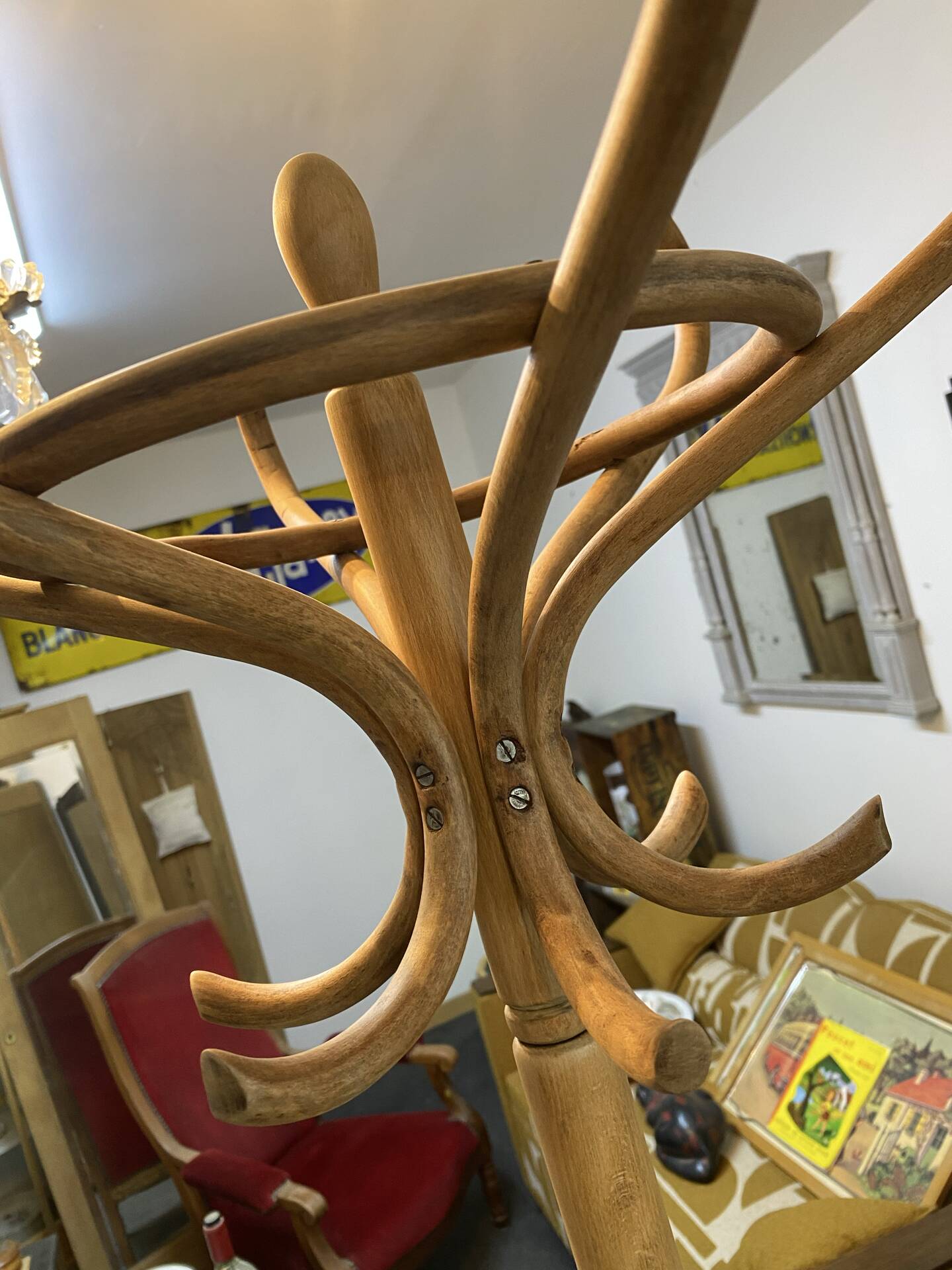 Coat stand umbrella in Thonet style
