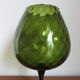 Vase italien en verre soufflé années 70