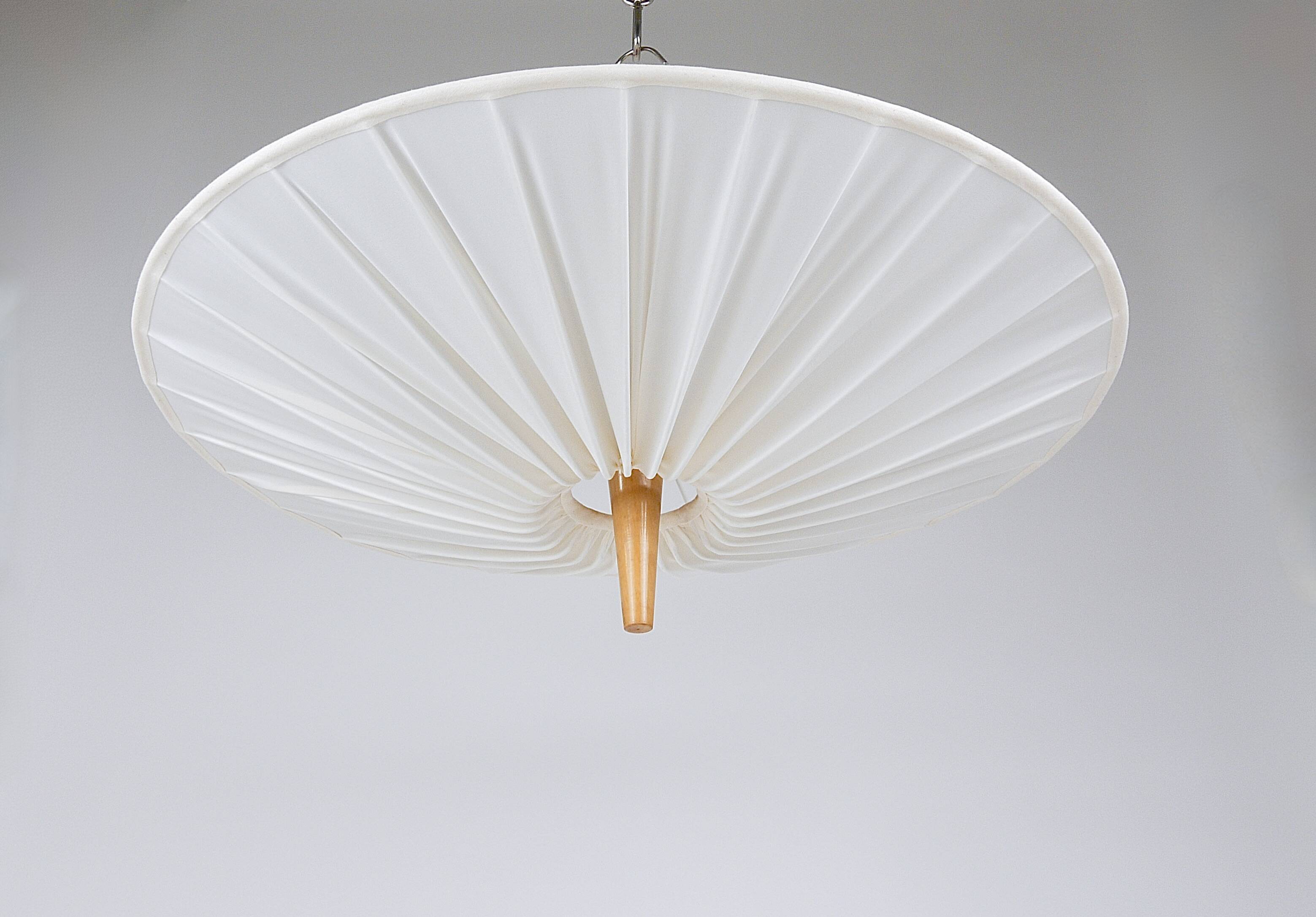 J.T. Kalmar Vienna „Dorn“ Midcentury Ceiling Lamp Flush Mount Uplight, 1950