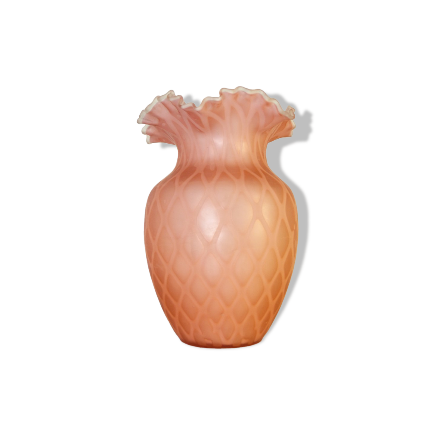 Vase rose Art nouveau Lenora