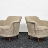 Fauteuils-chaises cocktail du milieu du siècle conçu par Pál Vince, 1947 Hongrie