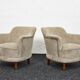 Fauteuils-chaises cocktail du milieu du siècle conçus par Pál Vince, 1947 Hongrie