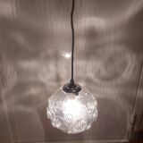 Vintage glass pendant lamp