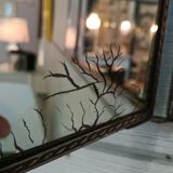 Triptych mirror rectangular 41x15cm
