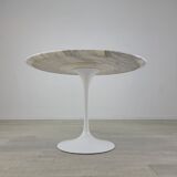 Knoll International Eero Saarinen dining table vintage 1970 marble