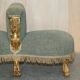 Canapé Tête-à-Tête italien doré sculpté main 18ème siècle vers 1740