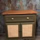 Redesigned wooden sideboard