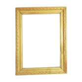 Ancien cadre bois sculpté tableau rectangle déco collection