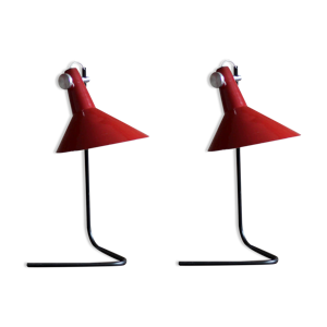 ensemble de 2 lampes de table par Kovona, Midcentury design, Tchécoslovaquie, années 1960