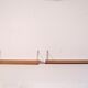 Pair of Danish teak and brass shelves 1960