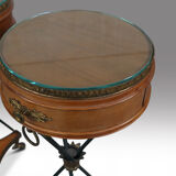 Pair of Empire style nightstands