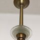 Art deco bronze fish chandelier