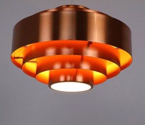 Suspension en cuivre "Ultra" de Fog & Morup, années 1960
