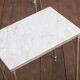 Nesting tables bronze and marble