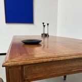 Petite table de ferme ancienne en chêne à 6 pieds