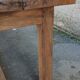 Solid oak farmhouse table
