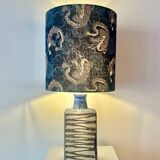 Exceptional floor lamp in Scheurich fireplace vase.