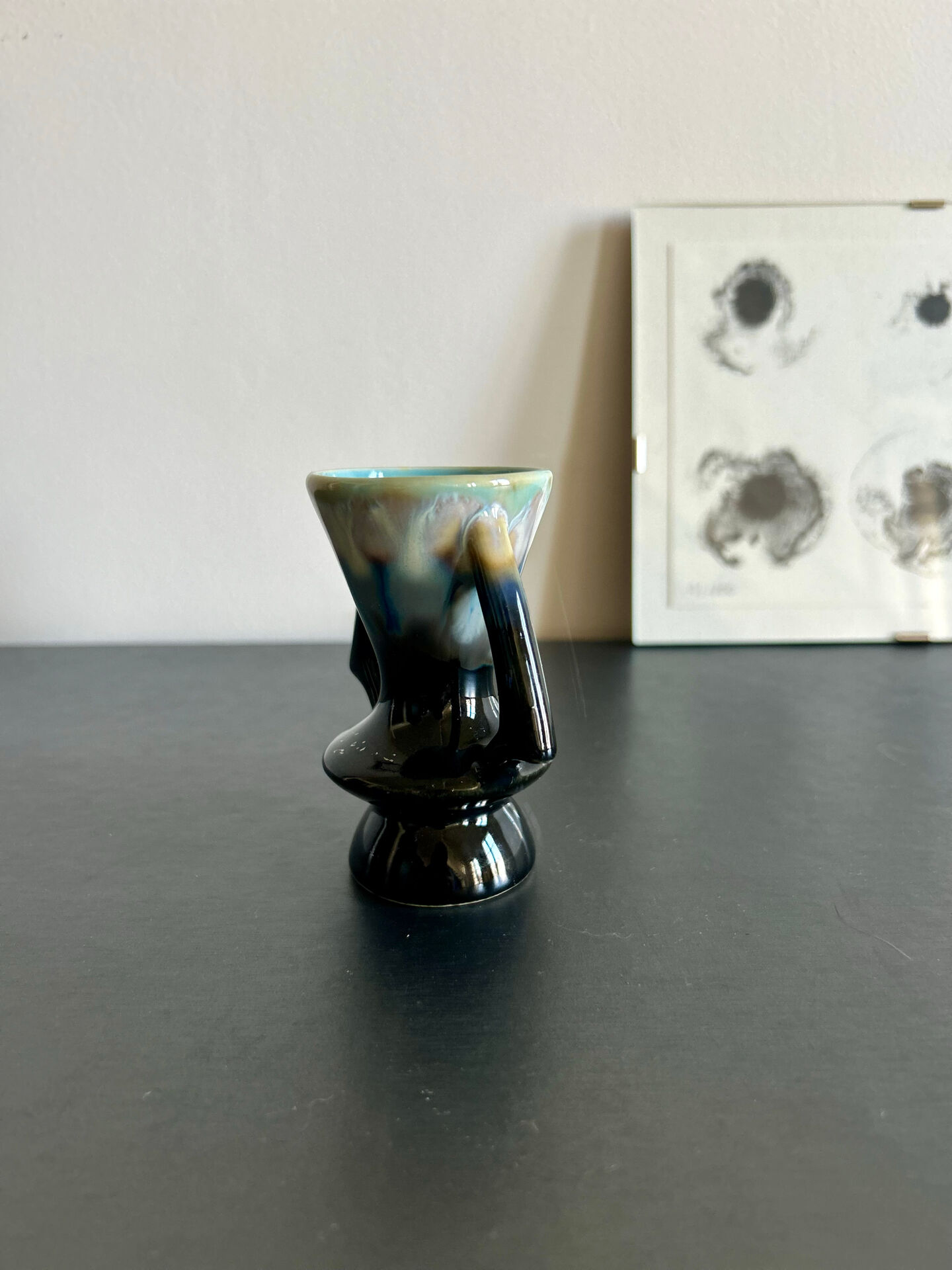 Vase soliflore en faience
