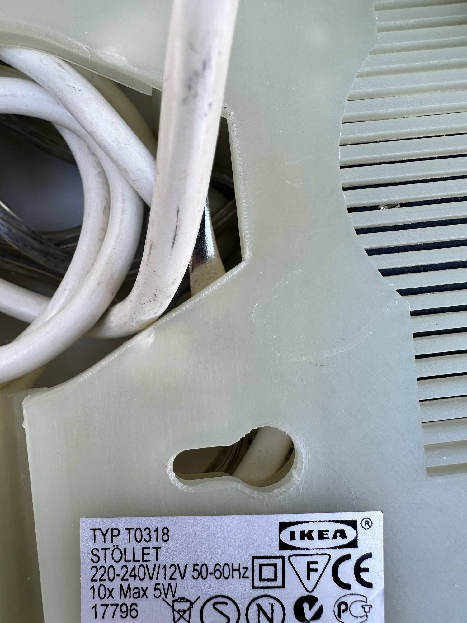 Vintage Ikea Stöllet lamp