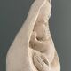 Virgin and child plaster sculpture