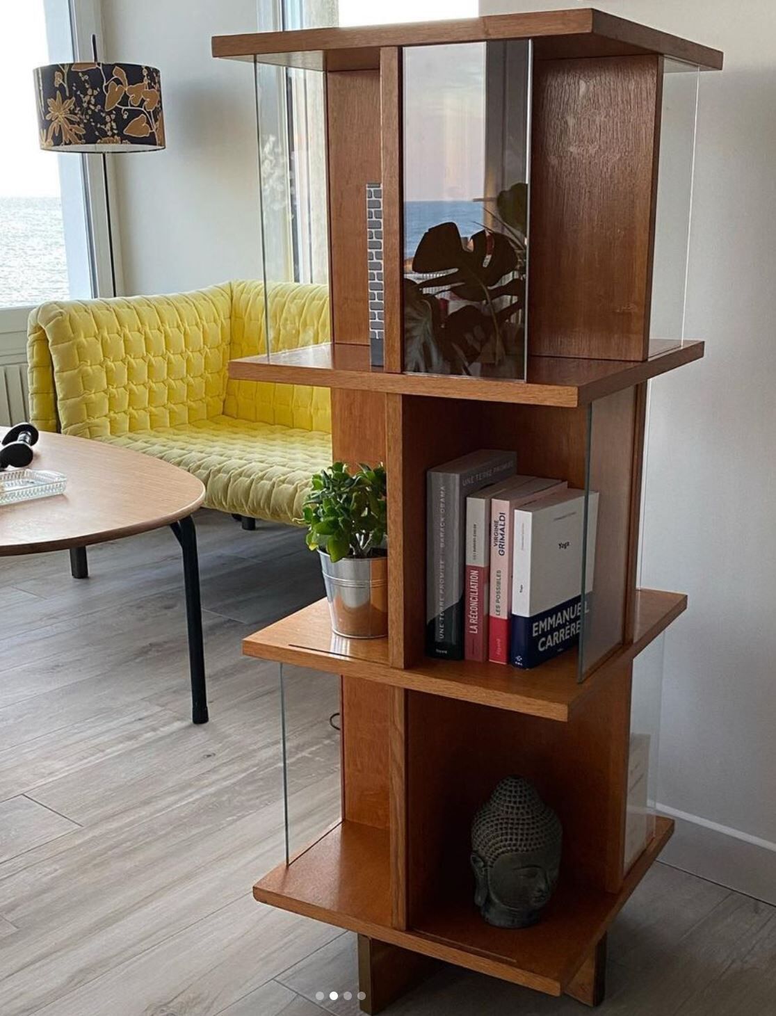 Vintage revolving bookcase