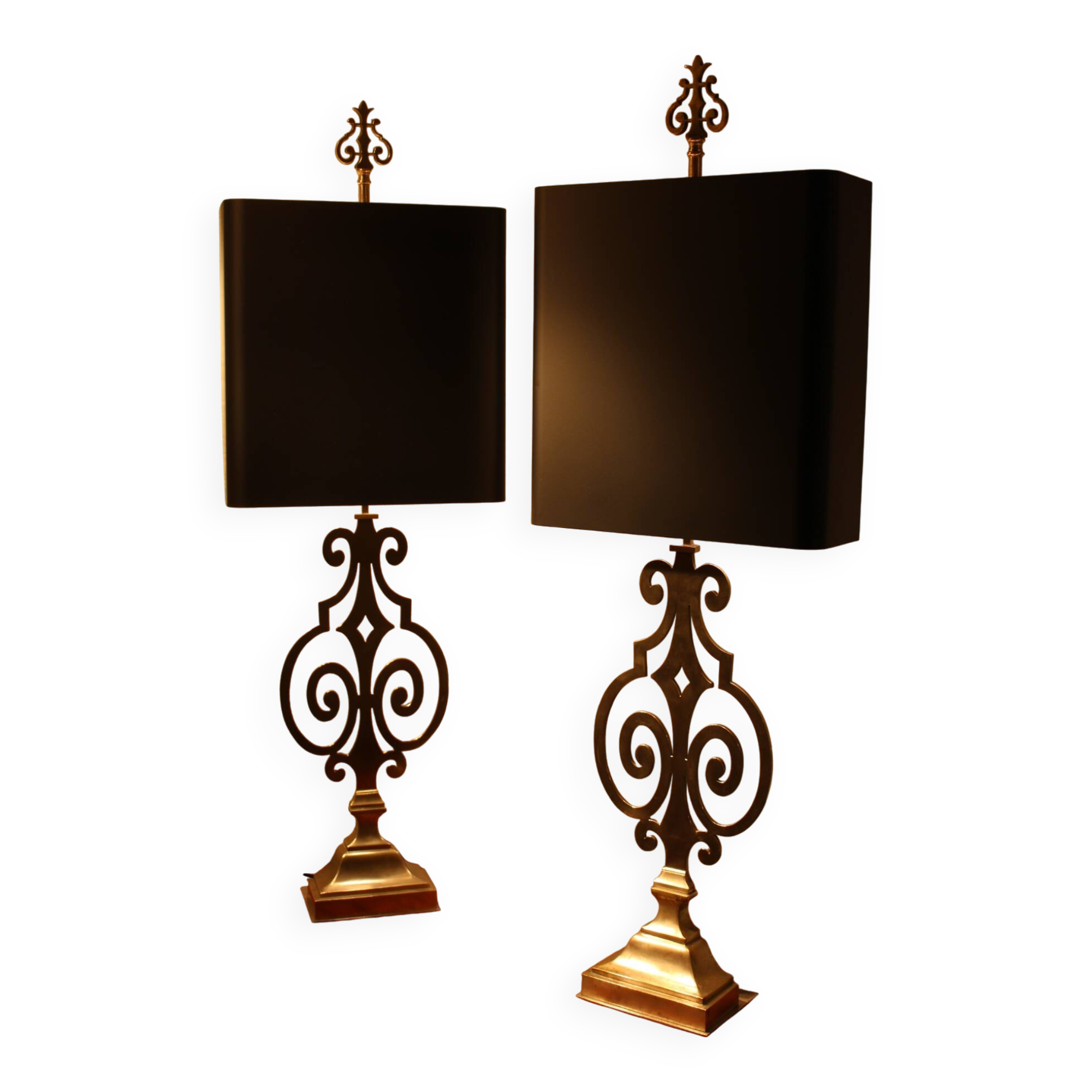 Pair of Charles lamps