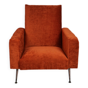 Fauteuil 50's terracotta
