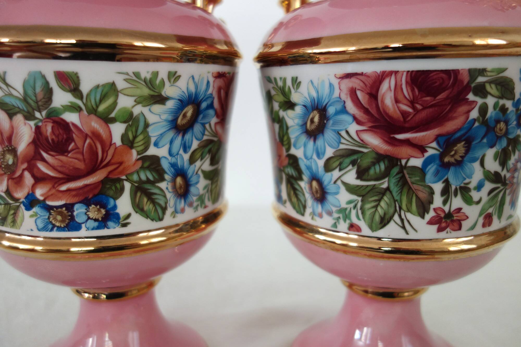 Pair of Italian ceramic vases from the 1950s.