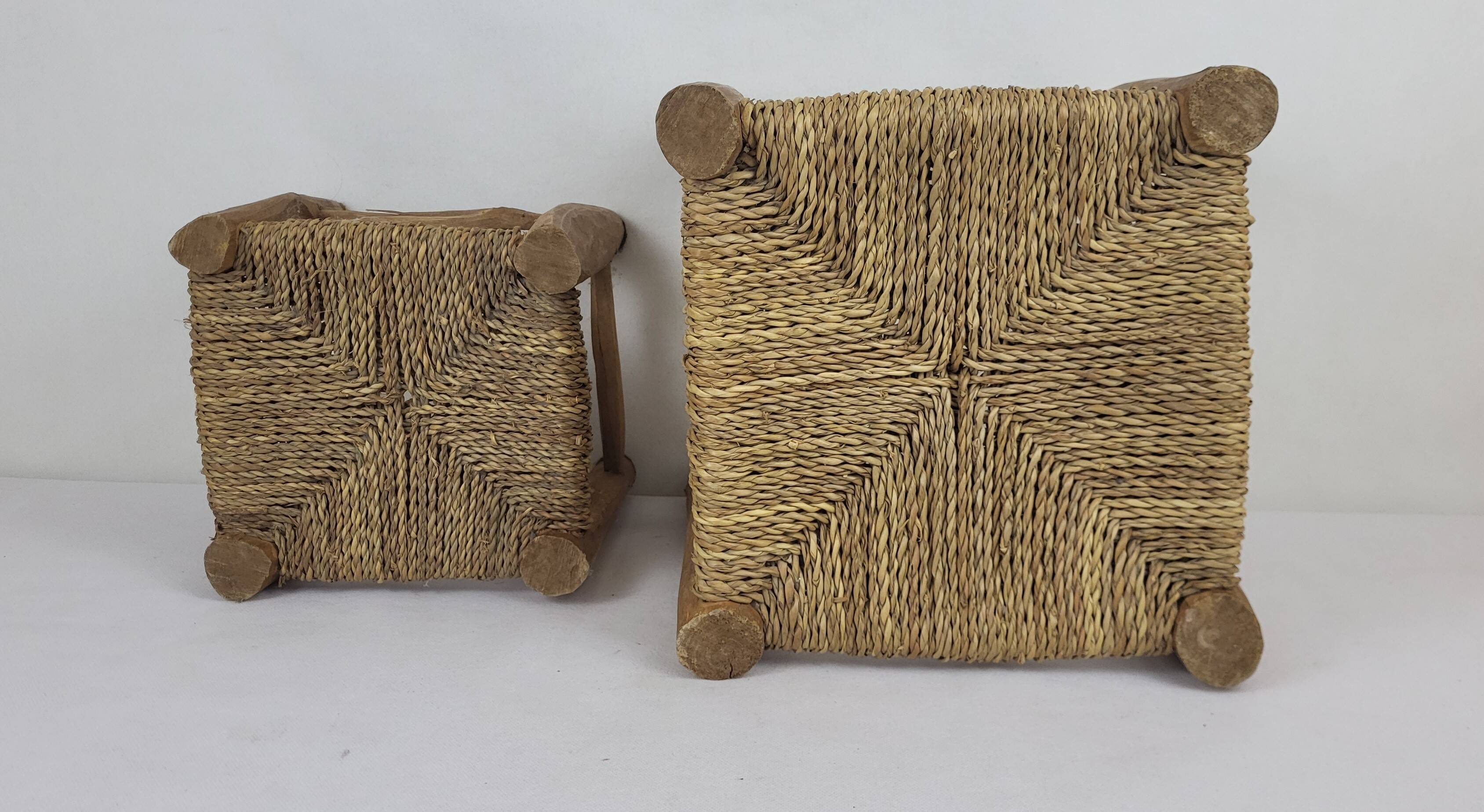 Brutalist nesting stool