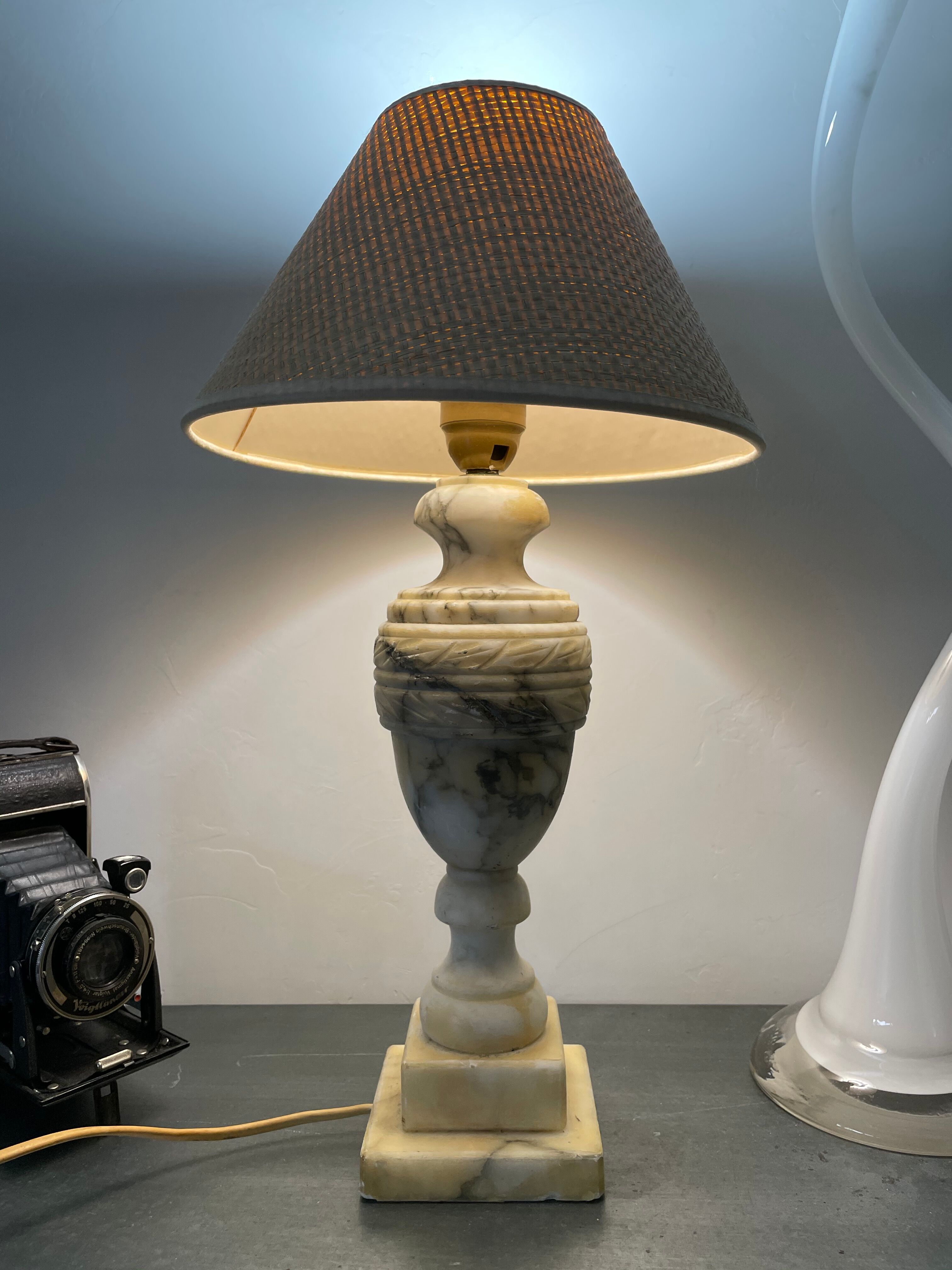 Alabaster lamp