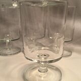 6 glasses vintage