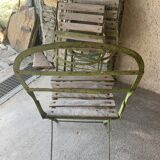 Set of 4 folding garden chairs
