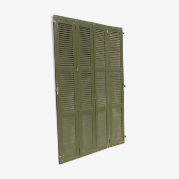 Set of 4 wooden shutters width 140 cm height 228 cm