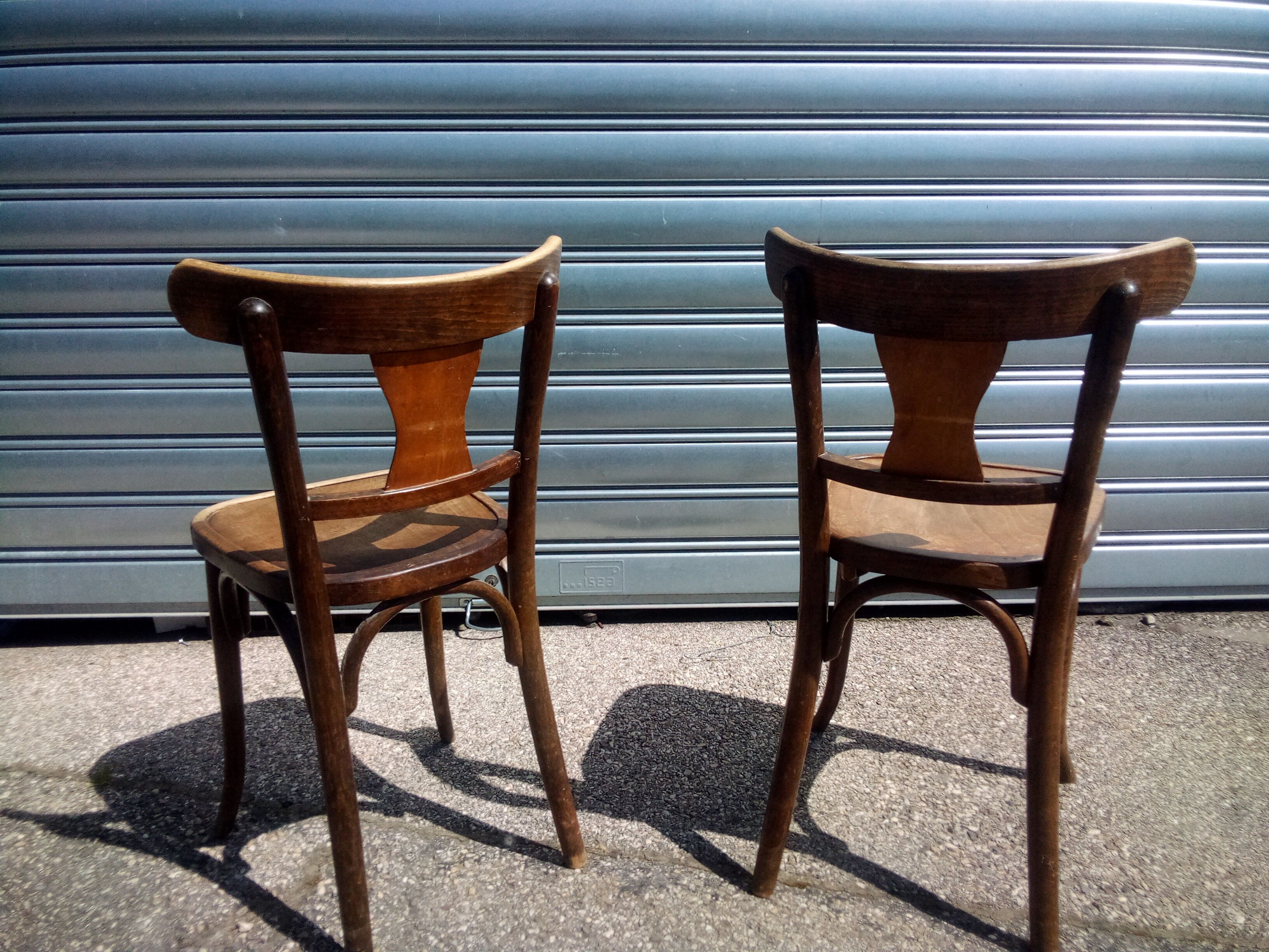 Paire de chaises bistrot