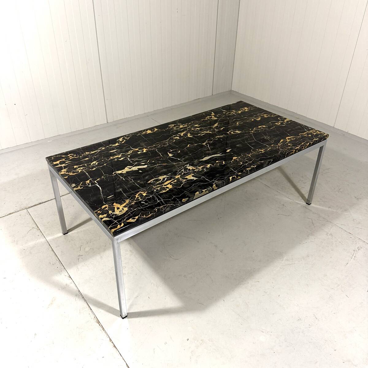 Florence Knoll coffee table nero portoro marble table top 1960’s