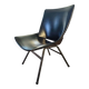 Chaise en simili cuir moderne du milieu du siècle des années 60