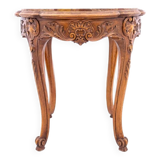 Table with a marble top, France, circa 1870.