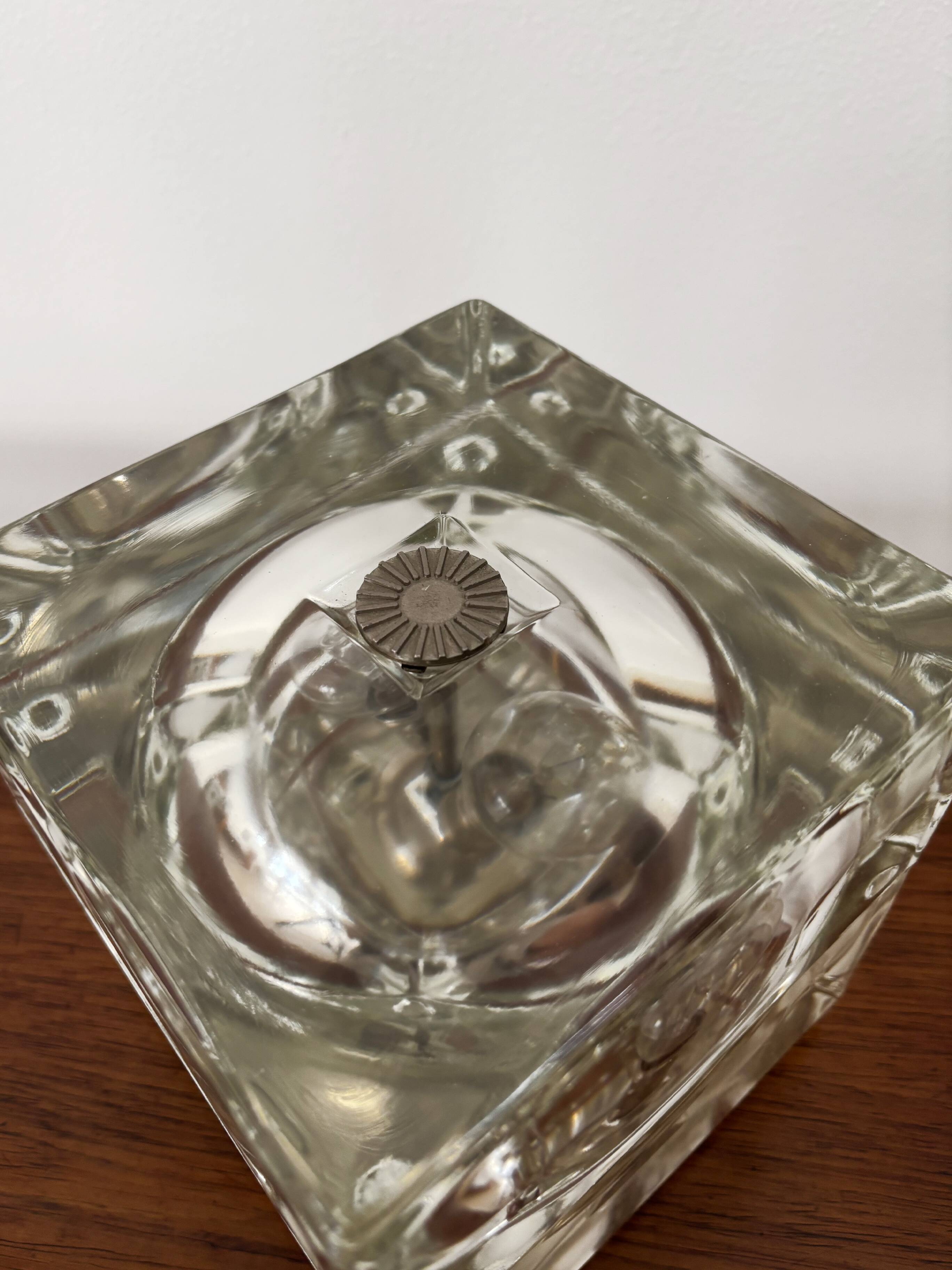 Cubosfera Glass Table Lamp design Alessandro Mendini, Italy 1960s