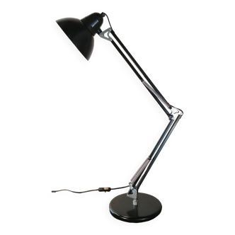 Lampe de bureau articulé Aluminor noir fabriqué en France vintage 1970