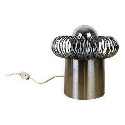 Lampe ressort Philippe Rogier pour Oxar, années 70