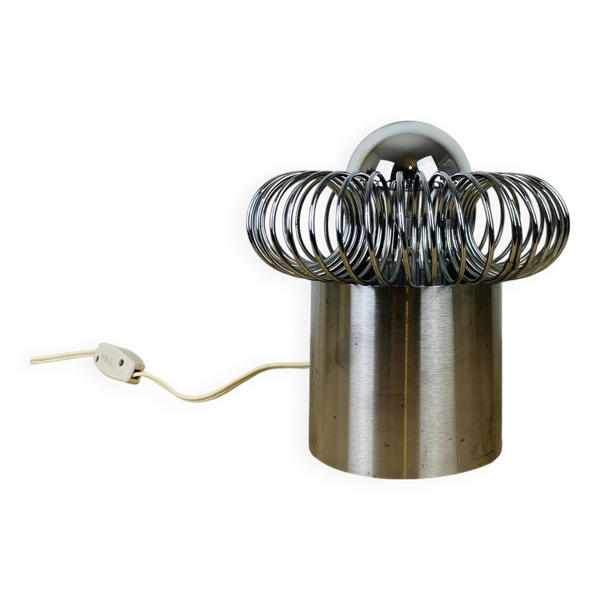Lampe ressort Philippe Rogier pour Oxar, années 70