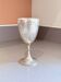 Vintage Silver-Plated Engraved Goblet / Decorative Wine Chalice
