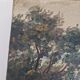 Antique 19th century oil on canvas painting signed Jean Dufau